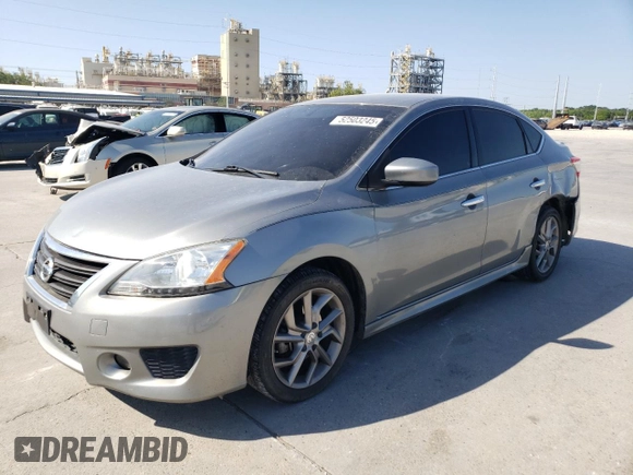 2013 Nissan Sentra S with VIN 3N1AB7APXDL644734, listed as a Copart auction lot 52503245 with 176,325 mi miles and Salvage Title. Bid and sale history available at DreamBid. Image 1.