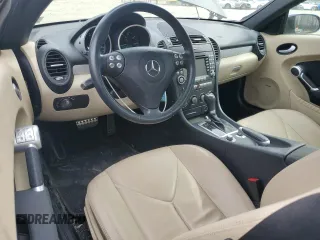 2008 Mercedes-Benz SLK-Class 3.0L with VIN WDBWK54F98F177511, listed as a Copart auction lot 51162175 with 62,082 mi miles and Salvage Title. Bid and sale history available at carsss.com. Image 8.