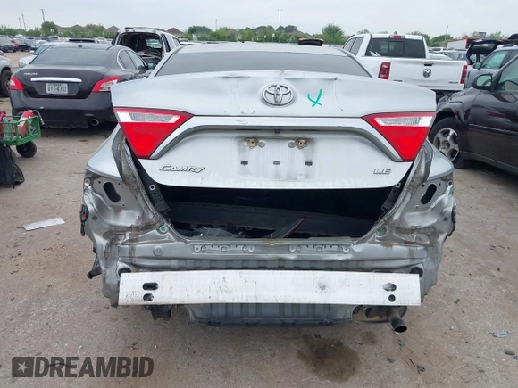 2015 Toyota Camry XLE with VIN 4T4BF1FKXFR472201, listed as a IAAI auction lot 41883944 with 143,296 mi miles and . Bid and sale history available at DreamBid. Image 6.