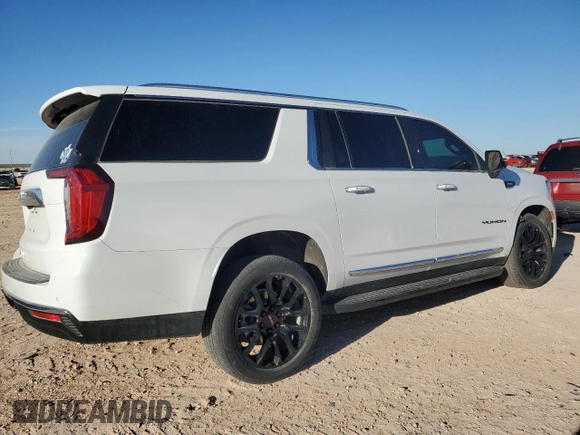 2023 GMC Yukon XL SLT with VIN 1GKS2GKT0PR253221, listed as a Copart auction lot 80070544 with 40,326 mi miles and Salvage Title. Bid and sale history available at carsss.com. Image 3.