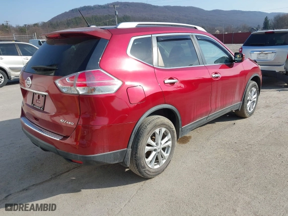 2016 Nissan Rogue S with VIN KNMAT2MV7GP628149, listed as a IAAI auction lot 41774820 with 83,104 mi miles. Bid and sale history available at carsss.com. Image 4.