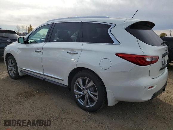 2013 Infiniti JX35 with VIN 5N1AL0MM2DC311230, listed as a Copart auction lot 76712764 with 170,295 mi miles and Clean Title. Bid and sale history available at carsss.com. Image 2.