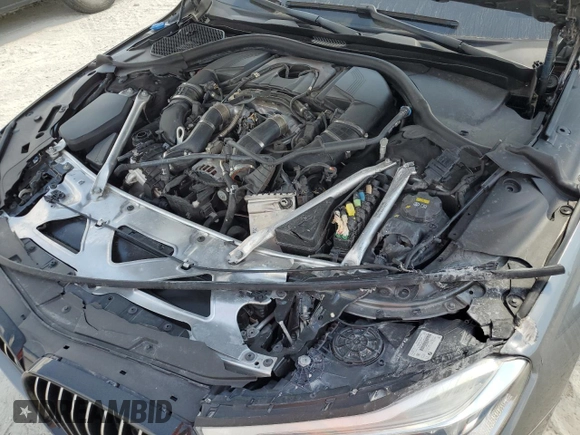 2019 BMW 7 Series 750i with VIN WBA7F0C53KGM24364, listed as a Copart auction lot 53947725 with 71,022 mi miles and Salvage Title. Bid and sale history available at carsss.com. Image 11.