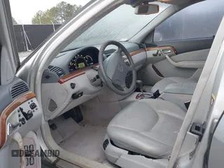 2002 Mercedes-Benz S-Class 4.3L with VIN WDBNG70J32A226516, listed as a IAAI auction lot 41783902 with 162,979 mi miles. Bid and sale history available at carsss.com. Image 5.