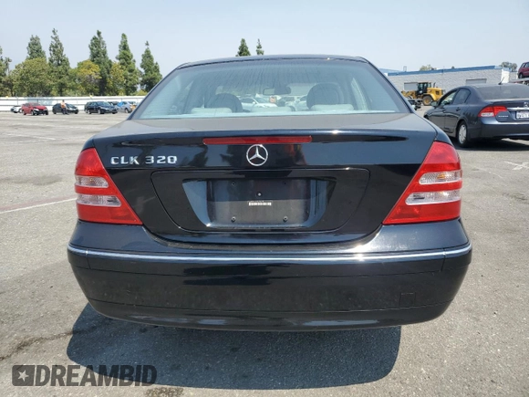 2004 Mercedes-Benz C 320 with VIN WDBRF64J64F506798, listed as a Copart auction lot 71308534 with 85,592 mi miles and Salvage Title. Bid and sale history available at DreamBid. Image 6.