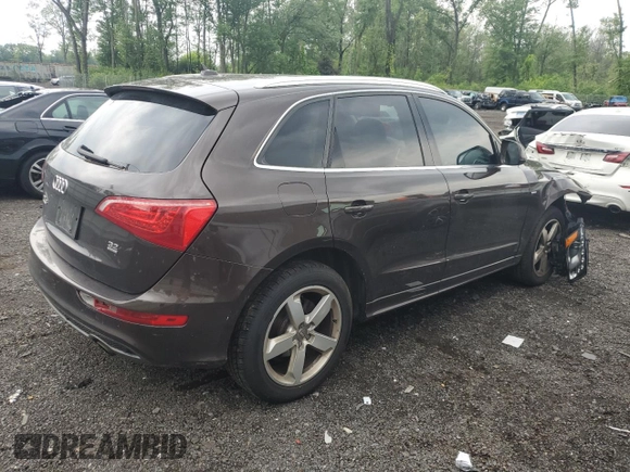2011 Audi Q5 Premium Plus with VIN WA1DKAFP6BA078778, listed as a Copart auction lot 58724045 with 172,495 mi miles and Salvage title. Bid and sale history available at DreamBid. Image 3.