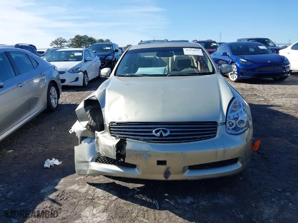 2007 Infiniti G35 Coupe with VIN JNKCV54E87M901264, listed as a IAAI auction lot 41434811 with 1 mi miles. Bid and sale history available at carsss.com. Image 11.