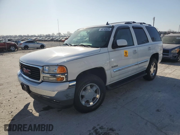 2006 GMC Yukon SLE with VIN 1GKEC13ZX6R133340, listed as a Copart auction lot 48743425 with Not Provided miles and Salvage Title. Bid and sale history available at DreamBid. Image 1.