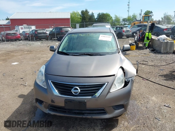 2014 Nissan Versa SV with VIN 3N1CN7AP6EL837545, listed as a IAAI auction lot 42062242 with 132,535 mi miles. Bid and sale history available at carsss.com. Image 13.
