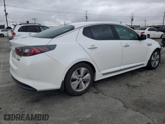 2016 Kia Optima Hybrid EX with VIN KNAGN4AD3G5098640, listed as a Copart auction lot 44230215 with 100,286 mi miles and Salvage Title. Bid and sale history available at carsss.com. Image 3.