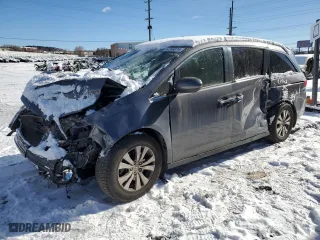 2016 Honda Odyssey SE with VIN 5FNRL5H35GB102688, listed as a Copart auction lot 84289074 with 0 mi miles and Salvage Title. Bid and sale history available at carsss.com. Image 1.
