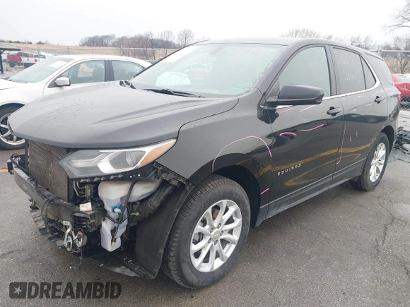 2019 Chevrolet Equinox LT z VIN 2GNAXUEV8K6232763, wystawiony jako IAAI lot #41711724 z przebiegiem 94 281 mil mil oraz . Historia ofert i sprzedaży dostępna na DreamBid. Obrazek 2.