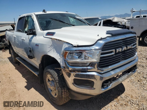 2019 Ram 2500 Big Horn with VIN 3C6UR5DJ7KG726578, listed as a Copart auction lot 54766675 with 126,084 mi miles and Salvage title. Bid and sale history available at DreamBid. Image 4.