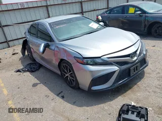 2023 Toyota Camry SE with VIN 4T1G11AK3PU723826, listed as a IAAI auction lot 41903358 with 74,095 mi miles. Bid and sale history available at carsss.com. Image 1.
