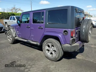 2017 Jeep Wrangler Unlimited Sahara with VIN 1C4BJWEG8HL657654, listed as a Copart auction lot 51763015 with 87,949 mi miles and Salvage Title. Bid and sale history available at carsss.com. Image 2.