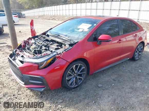 2021 Toyota Corolla SE with VIN 5YFP4MCE7MP061844, listed as a IAAI auction lot 41890136 with 66,040 mi miles. Bid and sale history available at carsss.com. Image 19.