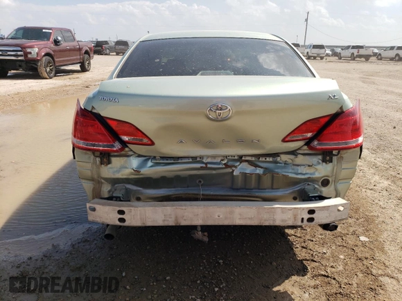 2006 Toyota Avalon XL with VIN 4T1BK36B06U125719, listed as a Copart auction lot 54590705 with 59,625 mi miles and Salvage Title. Bid and sale history available at carsss.com. Image 6.