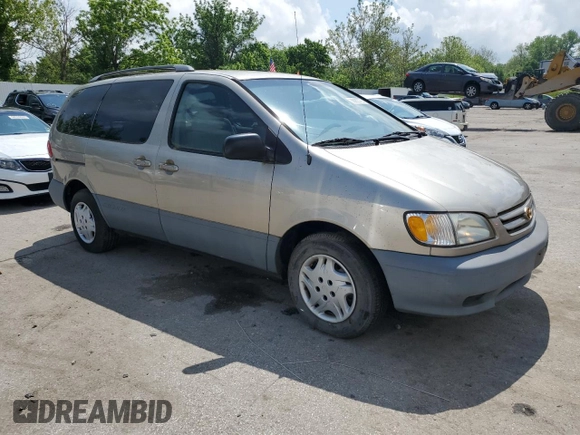 2001 Toyota Sienna LE с VIN 4T3ZF13C61U398183, выставлен на аукционе Copart как лот 56903725 с пробегом 149 676 миль миль и Чистый • Clean title. История ставок и продаж доступна на DreamBid. Изображение 4.
