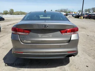2018 Kia Optima LX with VIN 5XXGT4L31JG256909, listed as a Copart auction lot 54837355 with 87,900 mi miles and Clean title. Bid and sale history available at DreamBid. Image 6.