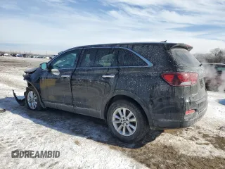 2019 Kia Sorento L with VIN 5XYPG4A35KG593040, listed as a Copart auction lot 45856545 with 93,111 mi miles and Salvage Title. Bid and sale history available at DreamBid. Image 2.
