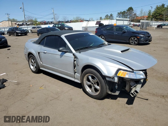 1999 Ford Mustang with VIN 1FAFP4448XF233101, listed as a Copart auction lot 54701005 with 54,585 mi miles and Salvage title. Bid and sale history available at DreamBid. Image 4.