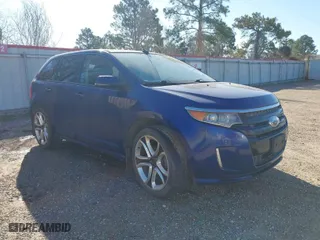 2013 Ford Edge Sport with VIN 2FMDK4AK0DBA54465, listed as a IAAI auction lot 41723741 with 158,044 mi miles. Bid and sale history available at carsss.com. Image 1.