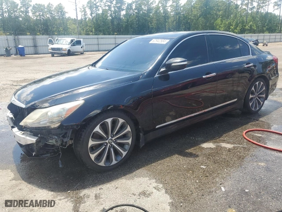 2013 Hyundai Genesis 5.0L R-Spec with VIN KMHGC4DH6DU236109, listed as a Copart auction lot 62942584 with 161,955 mi miles and Salvage Title. Bid and sale history available at carsss.com. Image 1.