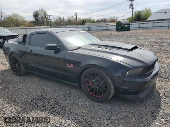 2010 Ford Mustang GT with VIN 1ZVBP8CH8A5119369, listed as a Copart auction lot 53028195 with 132,124 mi miles and Salvage Title. Bid and sale history available at carsss.com. Image 4.