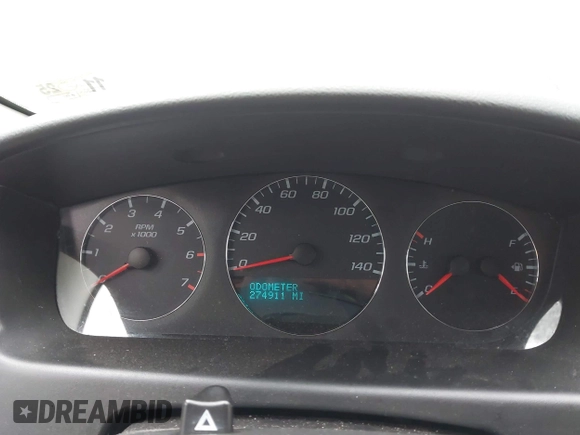 2008 Chevrolet Impala LT with VIN 2G1WC583581229523, listed as a IAAI auction lot 41700395 with 274,911 mi miles and . Bid and sale history available at DreamBid. Image 7.