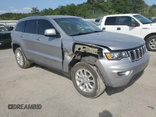 2021 Jeep Grand Cherokee Laredo E z VIN 1C4RJEAG1MC813140, wystawiony jako Copart lot #55114385 z przebiegiem 39 858 mil mil oraz Szkoda całkowita • Salvage title. Historia ofert i sprzedaży dostępna na DreamBid. Obrazek 4.
