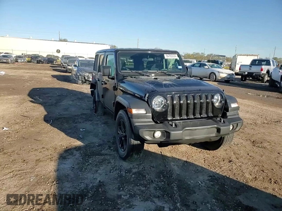 2023 Jeep Wrangler Sport S with VIN 1C4HJXDG5PW615926, listed as a Copart auction lot 84765684 with 23,333 mi miles and Salvage Title. Bid and sale history available at DreamBid. Image 11.