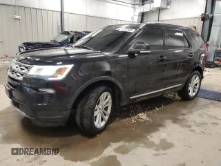 2018 Ford Explorer XLT with VIN 1FM5K8D83JGA77948, listed as a Copart auction lot 48333605 with 83,471 mi miles and Salvage Title. Bid and sale history available at carsss.com. Image 1.