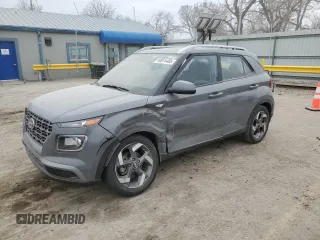 2022 Hyundai Venue SEL with VIN KMHRC8A34NU173473, listed as a Copart auction lot 44974405 with 15,518 mi miles and Salvage Title. Bid and sale history available at DreamBid. Image 1.