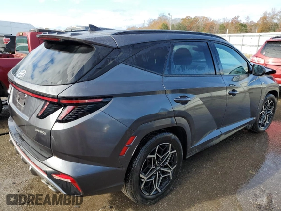 2022 Hyundai Tucson N Line with VIN KM8JF3AE9NU149775, listed as a Copart auction lot 85071034 with 27,688 mi miles and Salvage Title. Bid and sale history available at carsss.com. Image 3.