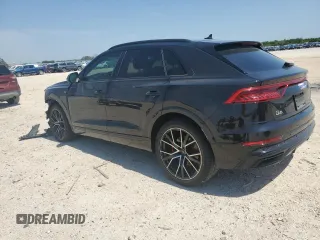 2019 Audi Q8 Premium Plus with VIN WA1EVAF19KD020962, listed as a Copart auction lot 57027725 with 133,995 mi miles and Salvage title. Bid and sale history available at DreamBid. Image 2.