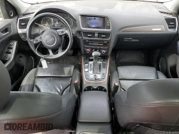 2014 Audi Q5 Premium Plus with VIN WA1DGAFP5EA077594, listed as a Copart auction lot 52020915 with 187,290 mi miles and Salvage title. Bid and sale history available at DreamBid. Image 8.