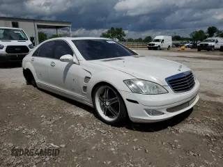 2007 Mercedes-Benz S 550 with VIN WDDNG71X87A075285, listed as a Copart auction lot 55173695 with 166,032 mi miles and Clean Title. Bid and sale history available at DreamBid. Image 4.