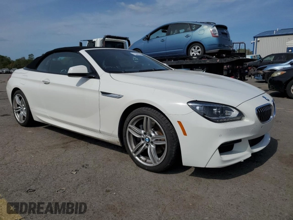2015 BMW 6 Series 640i xDrive with VIN WBAYP5C52FDZ28295, listed as a Copart auction lot 71644454 with 41,924 mi miles and Salvage Title. Bid and sale history available at carsss.com. Image 4.