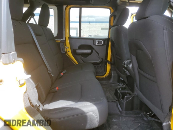 2020 Jeep Wrangler Unlimited Sport with VIN 1C4HJXDM2LW289101, listed as a Copart auction lot 48896365 with 52,536 mi miles and Salvage title. Bid and sale history available at DreamBid. Image 11.