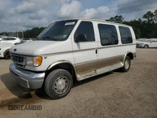 2000 Ford Econoline Cargo Recreational z VIN 1FDRE14W0YHB79033, wystawiony jako Copart lot #56582485 z przebiegiem 101 753 mil mil oraz Szkoda całkowita • Salvage title. Historia ofert i sprzedaży dostępna na DreamBid. Obrazek 1.
