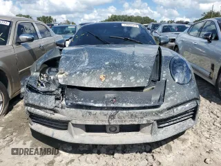 2023 Porsche 911 Turbo with VIN WP0AD2A99PS258016, listed as a Copart auction lot 72852814 with 7,386 mi miles and Salvage Title. Bid and sale history available at carsss.com. Image 5.