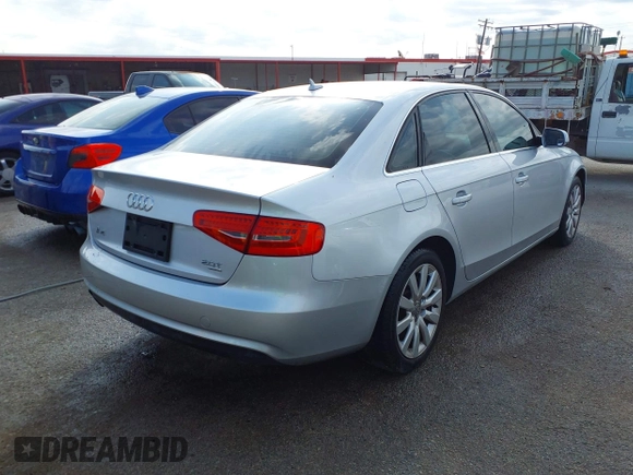 2013 Audi A4 Premium с VIN WAUBFAFL9DN030506, выставлен на аукционе IAAI как лот 41920924 с пробегом 168 770 миль миль и . История ставок и продаж доступна на DreamBid. Изображение 4.