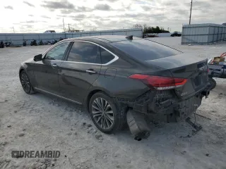 2015 Hyundai Genesis 3.8L with VIN KMHGN4JE5FU087716, listed as a Copart auction lot 52510265 with 89,878 mi miles and Salvage Title. Bid and sale history available at DreamBid. Image 2.