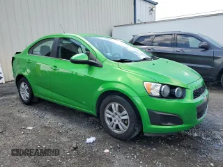 2015 Chevrolet Sonic LT with VIN 1G1JC5SH8F4177739, listed as a Copart auction lot 58417755 with 64,588 mi miles and Salvage title. Bid and sale history available at DreamBid. Image 4.