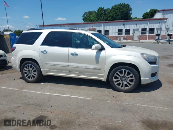 2014 GMC Acadia Denali with VIN 1GKKVTKD1EJ220183, listed as a IAAI auction lot 42230611 with 103,789 mi miles and . Bid and sale history available at carsss.com. Image 13.