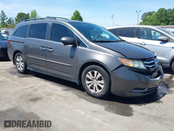 2016 Honda Odyssey EX-L with VIN 5FNRL5H66GB093249, listed as a IAAI auction lot 42044800 with 133,923 mi miles. Bid and sale history available at carsss.com. Image 1.