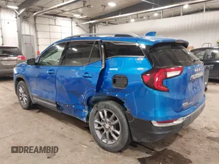 2024 GMC Terrain SLT with VIN 3GKALVEG1RL288758, listed as a IAAI auction lot 41607072 with 7,344 mi miles and . Bid and sale history available at carsss.com. Image 3.