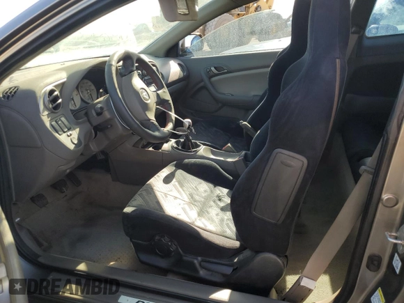 2002 Acura RSX Type S with VIN JH4DC53052C026529, listed as a Copart auction lot 76196964 with 0 mi miles and Salvage Title. Bid and sale history available at carsss.com. Image 7.