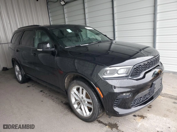 2023 Dodge Durango GT Plus with VIN 1C4RDJDGXPC573893, listed as a Copart auction lot 50260045 with 49,397 mi miles and Clean Title. Bid and sale history available at carsss.com. Image 4.