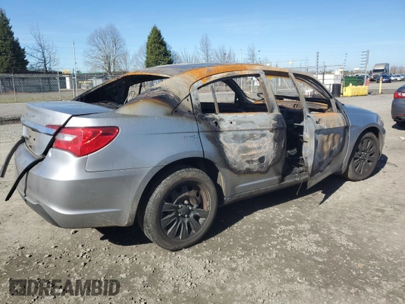 2014 Chrysler 200 LX with VIN 1C3CCBAG8EN103645, listed as a Copart auction lot 46946945 with 0 mi miles and Salvage Title. Bid and sale history available at carsss.com. Image 3.